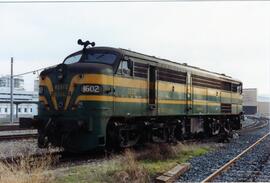 Locomotora diésel - eléctrica 316 - 002 - 5 de la serie 316 - 001 a 017 de RENFE, ex 1602, fabric...