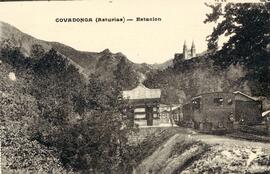 Estación de Covadonga del Tranvía de Arriondas a Covadonga