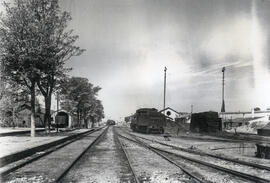 Estación de Alcañiz de la línea de Puebla de Híjar a Tortosa (o de Val de Zafán a San Carlos de L...