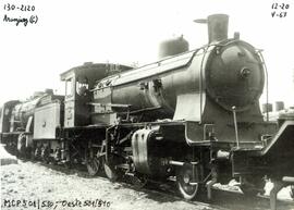 Locomotora de vapor 130-2120 (ex MCP y Oeste 510) (serie RENFE 2111 a 2120) (ex serie MCP y Oeste...