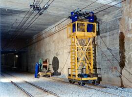 Obras de electrificación de ferrocarriles