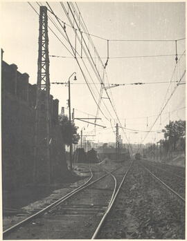 Aguja tangencial en la estación de Madrid