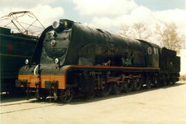 Locomotora de vapor 241F- 2108, conocida como "Linda Tapada" (serie MZA 1801 a 1810) (s...