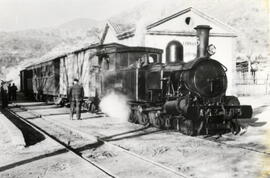 Composición del Ferrocarril de Alcoy a Gandía (AG) en Lorcha