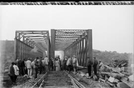 Puente de Guarrizas III, de dos tramos, en el km 285,058 de la línea de Manzanares a Córdoba, den...