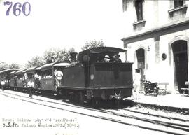 Locomotora de vapor tipo 031 T nº 4 del Ferrocarril Económico de Reus a Salou de la Compañía Reus...