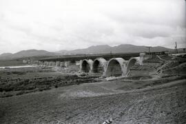 Sustitución del antiguo puente metálico de 11 tramos y 570,80 m sobre el río Guadiana, con vigas ...