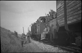 Maniobras en Cuatro Vientos del Servicio Militar de Ferrocarriles