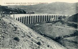 Viaducto de San Juan o Viaducto de Cenarbe de la línea de Huesca a Francia por Canfranc