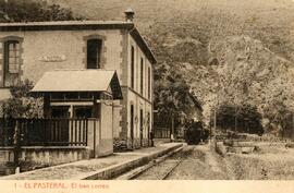 Estación de El Pasteral de la línea de vía estrecha de Olot a Gerona