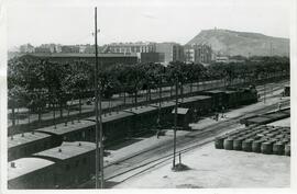 Vías de la estación de Barcelona - Término