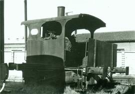 Locomotora de vapor E 1 tipo 020 T de la Compañía del Norte, fabricada por Cockerill en el año 18...