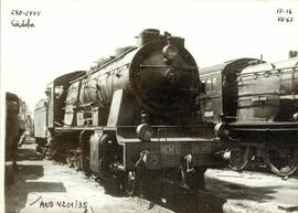 Locomotora de vapor 240-2445 (serie RENFE 240-2431 a 2465) (Ex serie Andaluces 4201 a 4235)