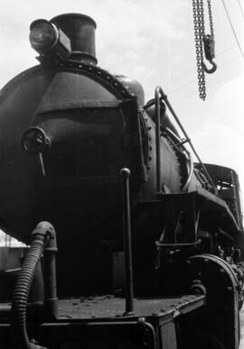 Locomotora de vapor 131 + 030 nº 202 con sistema Mallet del Ferrocarril del Tajuña de ancho métrico