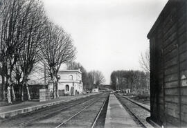 Estación de Tordera de la línea de Barcelona-Término a Massanet-Massanas (vía Mataró)