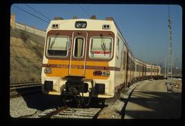 Automotores eléctricos de la serie 445 de RENFE, prototipo de tren fabricado en 1984 por CAF, MAC...