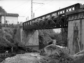 Puente de los Consorios, en el km 105,274 de la línea de León a Gijón