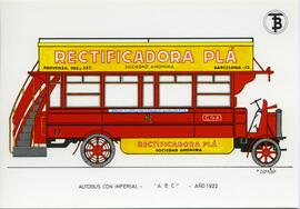 
Autobús con Imperial A E C. Año 1922

