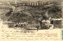 Puente de los Fierros y obra del ferrocarril