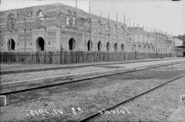 Obras de construcción de la nueva estación de Toledo en la línea Castillejo-Toledo