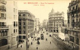 Gran Vía Layetana de Barcelona