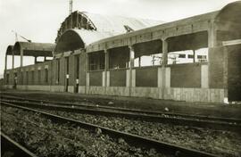 TÍTULO DEL ÁLBUM : Parte semestral de obras / Red Nacional de los Ferrocarriles Españoles. Vía y ...