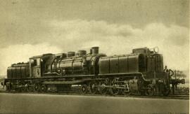 [En el reverso, el texto]: 6. Locomotora Garrat tipo 141 + 141 [rodaje 282], para el Ferrocarril ...