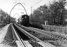 La vía férrea moderna. Tramo de vías de la línea principal de alta velocidad Burdeos - Irún.