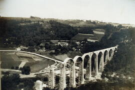 Viaducto de Canero de la línea de Oviedo a El Ferrol