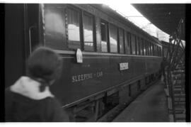 Llegada del Arlberg Express a la estación de París - Este (Gare de Paris - Est o Gare de l'Est)