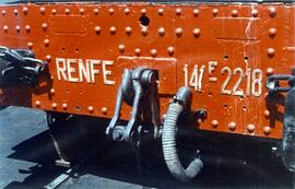 Locomotora de vapor 141F - 2218 de Renfe