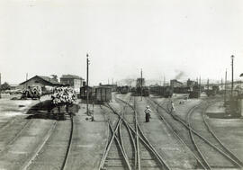 Estación de Almansa de la línea de Madrid a Alicante