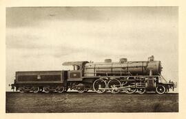 [En el reverso, el texto]: 5. Locomotora tipo Pacific 231, serie 901 / 915, de MZA, construida po...