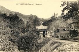 Estación de Covadonga del Tranvía de Arriondas a Covadonga