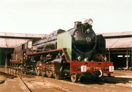 Locomotora de vapor 141F - 2111 de Renfe (serie 141-2101 a 2125)