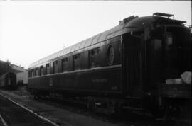 Coche restaurante WR 4078 de la Compañía Wagons Lits en la estación de Madrid - Atocha, construid...