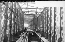 Puente de Guarrizas I, de dos tramos, en el km 283,743 de la línea de Manzanares a Córdoba, dentr...