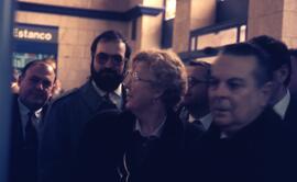 Visita de Mercè Sala, Presidenta de RENFE, a la estación de La Coruña - San Cristóbal