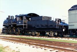 Locomotora de vapor nº 191, expuesta en el Monticello Railway Museum, Illinois.