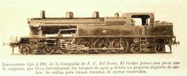 Locomotora de vapor Norte serie 4201 a 4206 rodaje 242 (posterior serie RENFE 242-0401 a 0406)