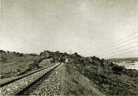 TÍTULO DEL ÁLBUM : Parte semestral de obras / Red Nacional de los Ferrocarriles Españoles. Vía y ...