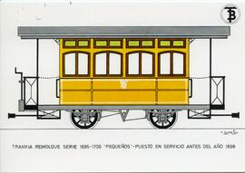 
Tranvía remolque "pequeños". Serie 1695-1706. Puesto en servicio antes del año 1898
