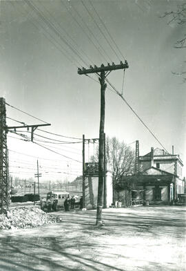 Estación de Balenyá (Balenyà), de la linea de Barcelona a San Juan de las Abadesas, situada en el...