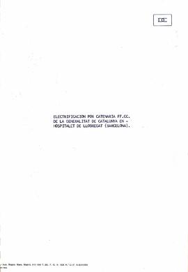Obras de electrificación de ferrocarriles
