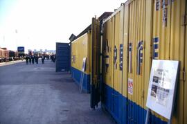 Exposición sobre transporte intermodal en Madrid - Abroñigal