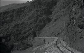 Entrada de túnel para Tranvías Eléctricos de Sierra Nevada (FCSN) de la línea de Granada a El Cha...