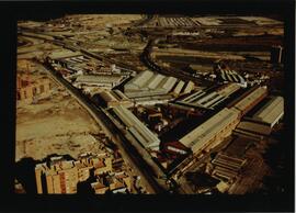 Foto aérea de la factoría o fábrica de ATEINSA en Madrid